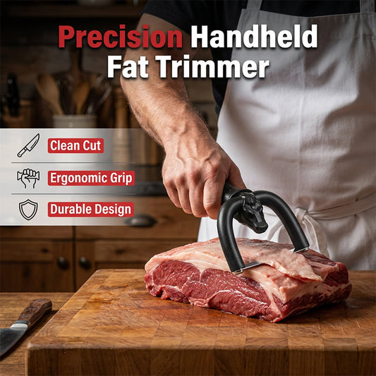 🔪 JETZT 50% RABATT! 🥩 Handgehaltener Fettschneider für Rind- & Schweinefleisch – Überschüssiges Fett einfacher entfernen – Perfekt zum Grillen und Kochen 🔥