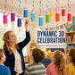 🎊 50 % RABATT! 🎉 Sorgt für lebhafte Party‑Atmosphäre – Bunte Party‑Dekorationen mit hängenden Bleistift‑Wirbeln, auffällig, einfach anzubringen