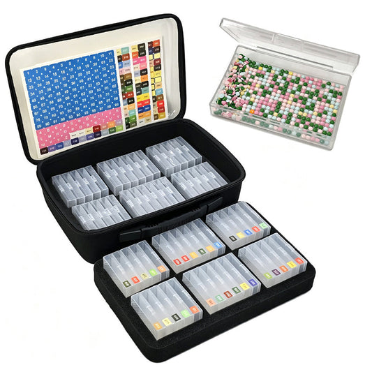 📦✨Diamond Art-Aufbewahrungsbox für Zubehör mit nahtlosen Innenboxen 💎