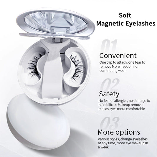 🦋✨ 50% RABATT! 👁️ Natürlich weiche magnetische Wimpern – 3D-Effekt, einfach anzubringen, langlebig & schonend zum Eigenwimper – Inkl. Magnetstift 🧲
