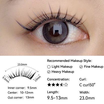 🦋✨ 50% RABATT! 👁️ Natürlich weiche magnetische Wimpern – 3D-Effekt, einfach anzubringen, langlebig & schonend zum Eigenwimper – Inkl. Magnetstift 🧲