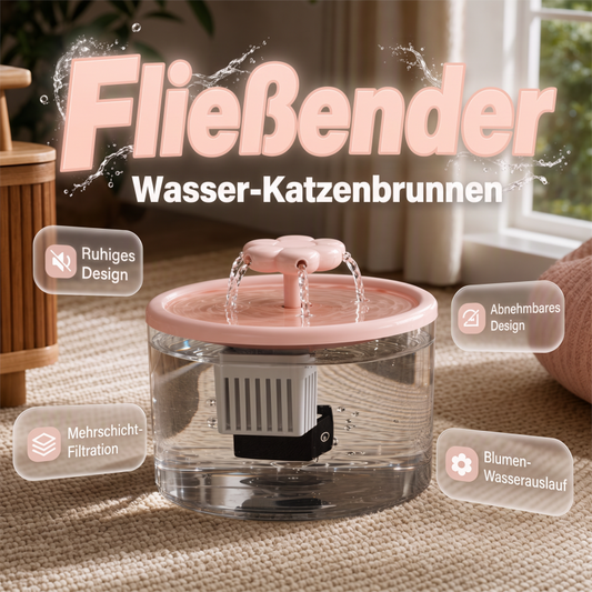 🐱50% RABATT🐶 Automatischer Trinkbrunnen für Katzen und Hunde, 1,5 l 💧