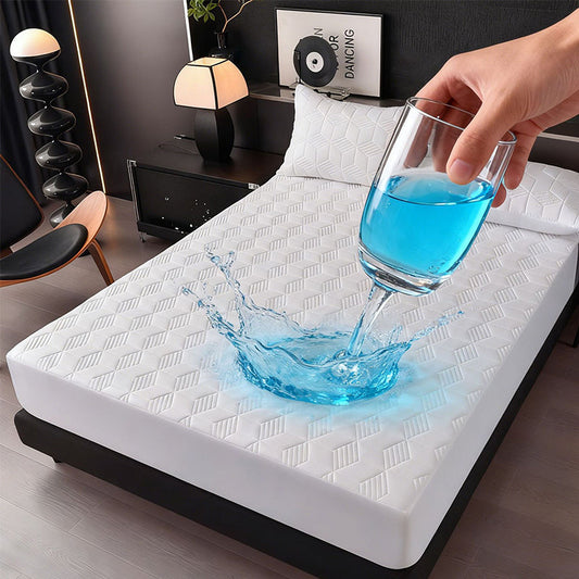 🛏️50% Rabatt!💧Wasserdichter Spannbettlaken-Matratzenschoner 🌧️