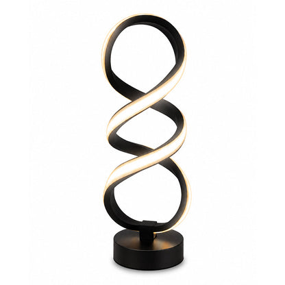 💡50 % RABATT⏰ Moderne Doppelhelix‑Tischlampe, stilvolle Beleuchtung für Schreibtisch & Schlafzimmer