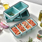 🍱 50% RABATT! 🥗 Silikon-Meal-Prep-Box – Unterteilt, mit Deckel & wiederverwendbar ✨