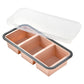 🍱 50% RABATT! 🥗 Silikon-Meal-Prep-Box – Unterteilt, mit Deckel & wiederverwendbar ✨