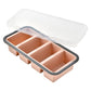 🍱 50% RABATT! 🥗 Silikon-Meal-Prep-Box – Unterteilt, mit Deckel & wiederverwendbar ✨
