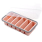 🍱 50% RABATT! 🥗 Silikon-Meal-Prep-Box – Unterteilt, mit Deckel & wiederverwendbar ✨