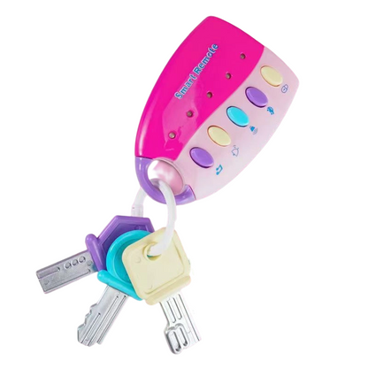 🚗🛒 -50% ! 🔑 Simulierter Lernautoschlüssel für Kleinkinder – Realistische Geräusche, Sanfte Lichter & Sicher.