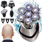 💈50 % RABATT⏰7D Wasserdichtes Kopfrasierer‑Set, komfortable Rasur zu Hause, wasserdicht zur einfachen Reinigung