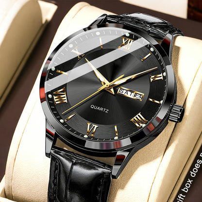 ⌚50 % RABATT⏰ Klassische Herren Quarzuhr, zeitloser Stil für Alltag & festliche Anlässe – ideales Geschenk für Männer