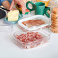✨50 % RABATT🥗 Transparente Frischhaltedose mit Deckel – Für Kühlschrank, Gefrierfach & Lebensmittelaufbewahrung