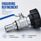 ✨50 % RABATT✨Edelstahl IBC-Tank Kugelhahnventil-Adapter
