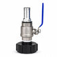 ✨50 % RABATT✨Edelstahl IBC-Tank Kugelhahnventil-Adapter