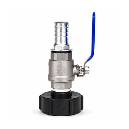 ✨50 % RABATT✨Edelstahl IBC-Tank Kugelhahnventil-Adapter