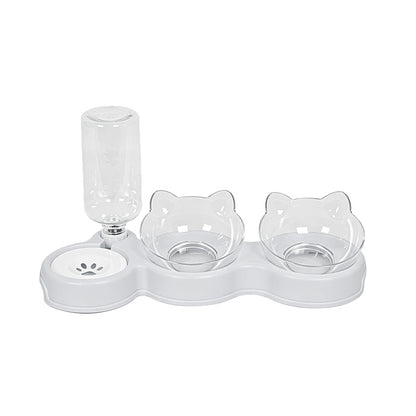 🐾50 % RABATT⏰ 2-in-1 Futternapf, erhöht & geneigt, entlastet den Hals💧