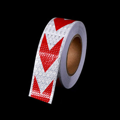 🚚 Hochsichtbares reflektierendes Pfeilband – hochsichtbar, wetterfest & selbstklebend für Anhänger und Nutzfahrzeuge