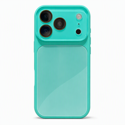 🌸Glas-Handyhülle mit integriertem Kameraschutz für iPhone 15, 16 und 17