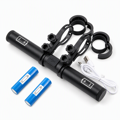 📢📢50% RABATT !!⏰Fahrradlenker-Erweiterungshalterung mit USB-Powerbank-Funktion und Halterung für Fahrradlicht/Taschenlampe