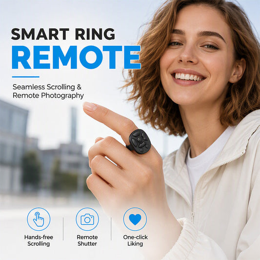 📱50% RABATT🎛️ Ringförmige Bluetooth-Fernbedienung, einfach zu bedienen🔘