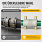 🔌50 % RABATT💧 Elektroschweiß-Reparaturmuffe Rohrverbindungsteil, zuverlässiges Rohrverbindungsstück für Wasser- und Gasleitungen
