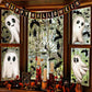 👻50% RABATT⏰Süße Halloween-Geist statische Fensterfolie, tolle Partydekoration