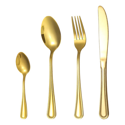 🍴50% RABATT⏰Edelstahl-Besteck-Set, langlebig, für Haushalt & Picknick✨