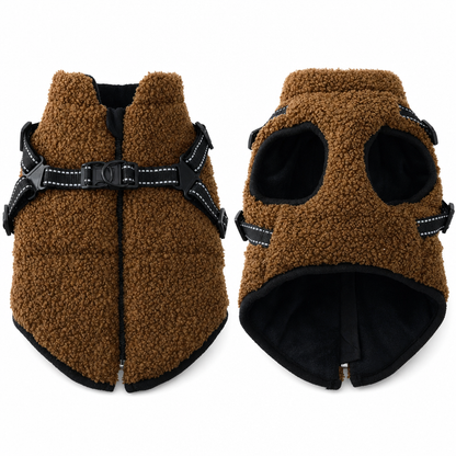 🐕50% RABATT🌙Warme Fleece-Hundeweste, sichere Sichtbarkeit bei Spaziergängen nachts🦮