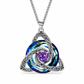💜50% RABATT✨Keltische Knoten-Halskette mit Monatsstein und Herzanhänger, elegantes Geschenk für Frauen💫
