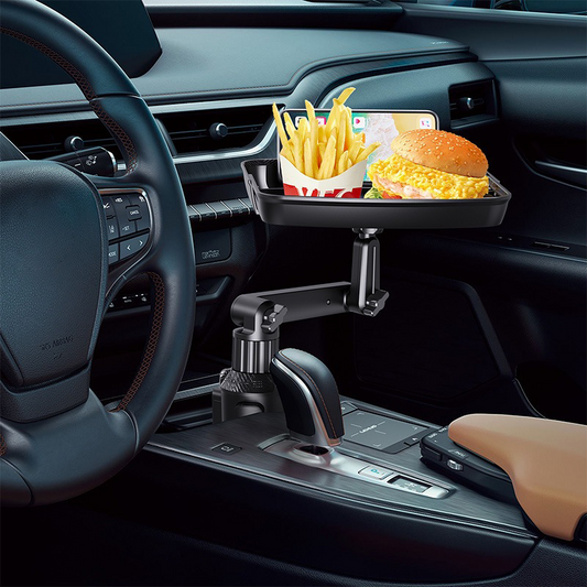 🚗 50% RABATT ✨ 360° drehbarer Auto-Essenstablett & Handyhalter – praktisch zum Essen und Navigieren im Auto