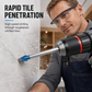 🔩50% RABATT🛠️Exzentrischer Hartmetall-Bohrer mit Sechskantschaft, saubere Löcher bei Stein- und Keramikarbeiten🧱