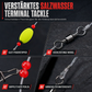 📢50% RABATT🎣6er-Pack Pompano-Surfangel-Montagen mit Schwimmern – ideal für Flunder, Barsch, Wels, Hai & Blaufisch🌊