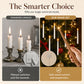 LED Floating Candle Set with Magic Wand Remote
