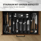 🏠50% RABATT🍴Ausziehbarer Besteck-Organizer für die Küche – platzsparende Aufbewahrung🗄️
