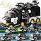 ⏳Nur für kurze Zeit – 50% RABATT⏰7-in-1 Polizei-Spielzeugtruck mit Rückziehmotor für Kinder ab 3 Jahren