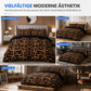 🔥 50 % Rabatt! 🐆 Bettwäscheset mit Leopardenmuster-Digitaldruck, 2–3-teiliges Set bestehend aus Bettbezug und Kissenbezügen 🛏️✨
