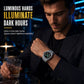⌚ 50% RABATT ✨ Herren-Sportuhr, Quarzwerk mit mechanischer Optik, leuchtende Zeiger, Datum & wasserdicht 🕒