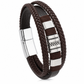 ⌚ 50% RABATT! ✨ Vintage-Armband für Herren aus Leder – quadratisches Weizenmuster, hochwertiges PU-Leder & geflochtene Schnüre, leicht zu schließender Magnetverschluss aus Legierung – robuster und dennoch eleganter Alltags-Stil für moderne Männer 🖤