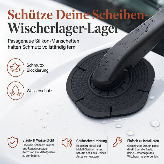 📢📢Kaufe 1，erhalte 1 gratis⏰Universelle Schutzkappe für die Wischwelle der Frontscheibe – Staubdichte Hülle schützt vor Laub und Schmutz
