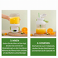 🥤 BLITZANGEBOT: 50% RABATT! Tragbarer Mixer mit 1000 ml und 12 Klingen – digitales Display & USB-aufladbar, mit doppeltem Deckel für perfekte Smoothies überall ✨