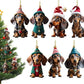 🌲50% Rabatt!🐶7 Stück Christbaumschmuck in Welpenform 🐕🎁