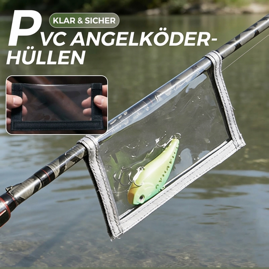 🎣 50% Rabatt! 🔍 Durchsichtige & sichere PVC Angelköderhüllen 🧺