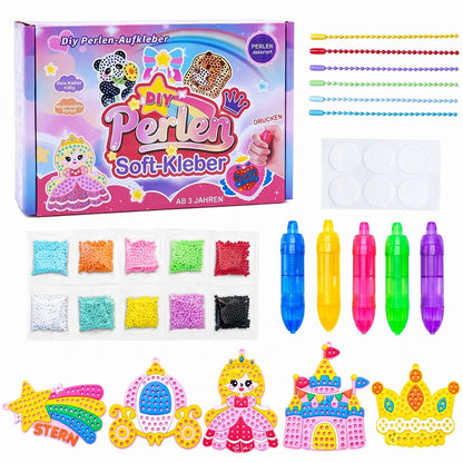 🎨50% Rabatt!✨DIY-Punktperlen-Malaufkleber-Kunstset, kreatives Basteln für Kinder 🧸