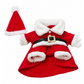 🎅50% Rabatt!❄️Weihnachts‑Festoutfit für Hunde & Katzen, warmer Kostümsatz mit Santa‑Anzug und Schneeflockenumhang 🐾