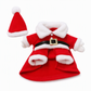 🎅50% Rabatt!❄️Weihnachts‑Festoutfit für Hunde & Katzen, warmer Kostümsatz mit Santa‑Anzug und Schneeflockenumhang 🐾