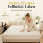🛏️50% Rabatt!☁️Weiches Hasenplüsch Milchvelours Spannbettlaken, staubdichter Matratzenschutz für behagliche Nächte 🧸