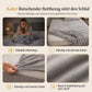 🛏️50% Rabatt!☁️Weiches Hasenplüsch Milchvelours Spannbettlaken, staubdichter Matratzenschutz für behagliche Nächte 🧸