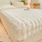🛏️50% Rabatt!☁️Weiches Hasenplüsch Milchvelours Spannbettlaken, staubdichter Matratzenschutz für behagliche Nächte 🧸