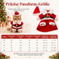 🎅50% Rabatt!❄️Weihnachts‑Festoutfit für Hunde & Katzen, warmer Kostümsatz mit Santa‑Anzug und Schneeflockenumhang 🐾