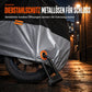 🏍️50% Rabatt!🔒Wasserdichte Motorradabdeckung mit Schlossösen, wetterfeste Schutzhülle für draußen gegen Regen und Sonne ☔